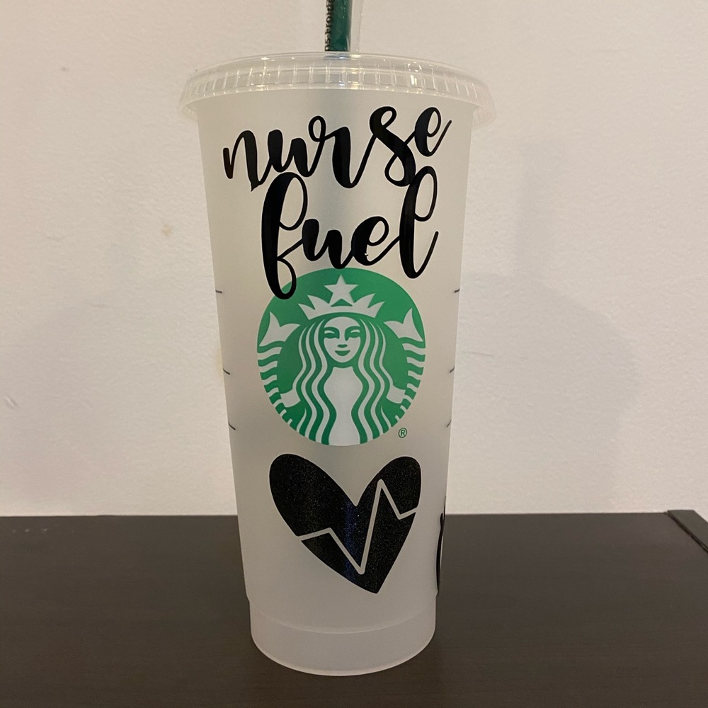 Starbucks 24 ounce venti cold cup nurse